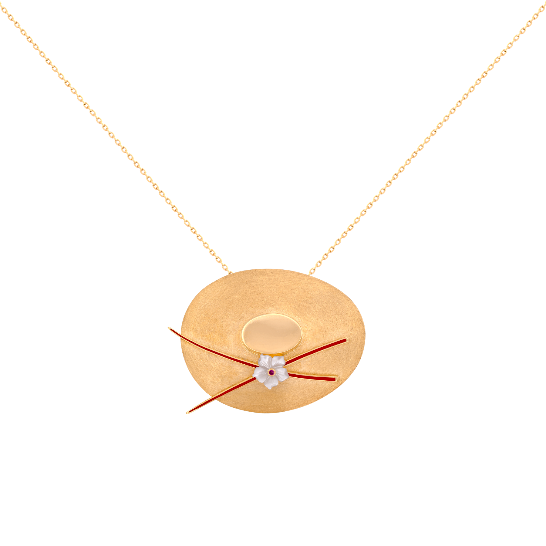 Necklace 18k Yellow Gold Hat