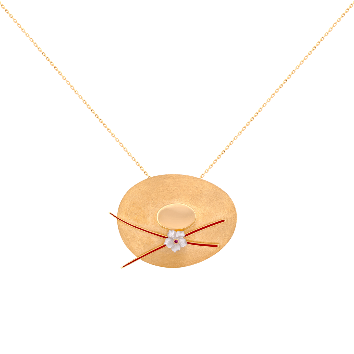 Necklace 18k Yellow Gold Hat