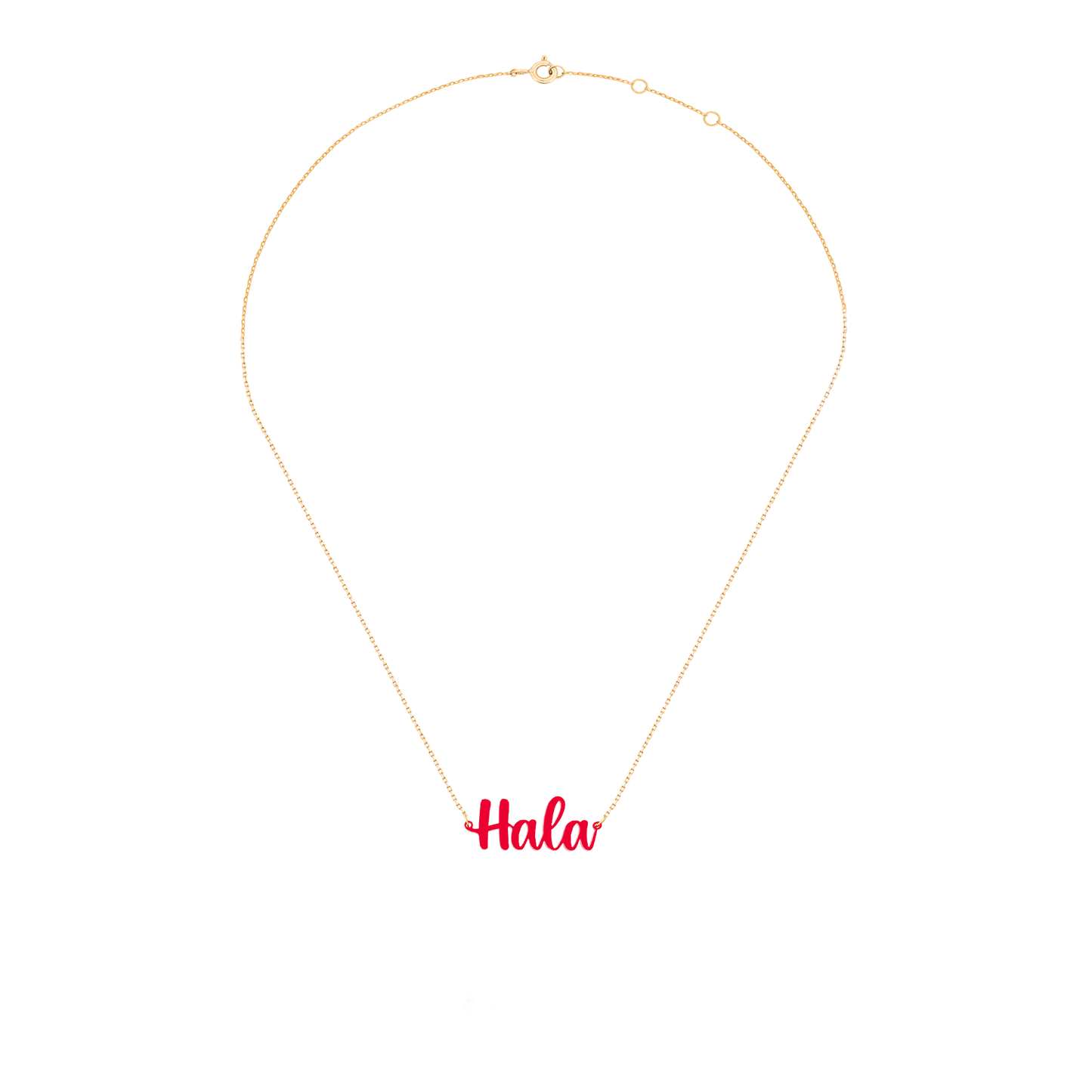 The Custom Name Script Necklace