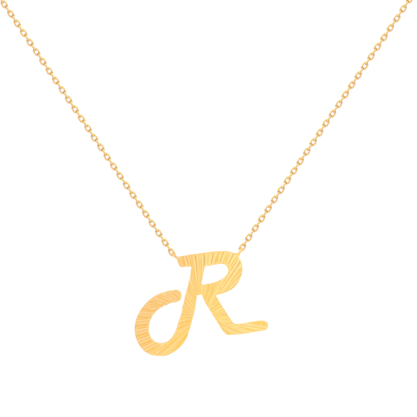 Necklace 18k gold  English Letter