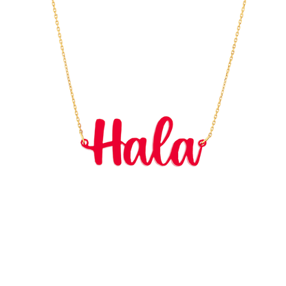 The Custom Name Script Necklace