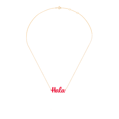 The Custom Name Script Necklace