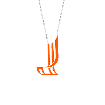 The Neon Orange Color Statement Pendant