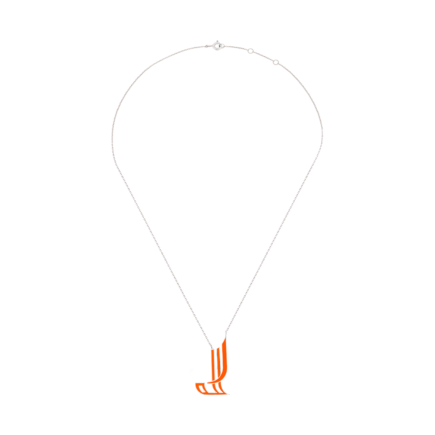 The Neon Orange Color Statement Pendant
