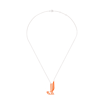 The Neon Orange Color Statement Pendant
