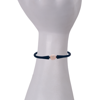 Mother of Pearl & Gold "H" Initial with Diamonds Bracelet